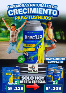 KRECE UP - SUPLEMENTO ALIMENTICIO NATURAL